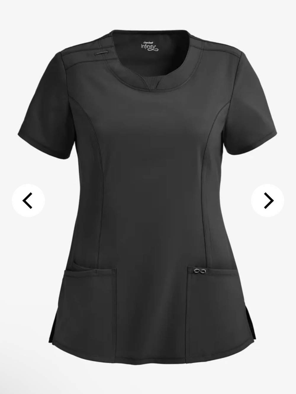 CHEROKEE INFINITY MATCHING SCRUB SET IN BLACK